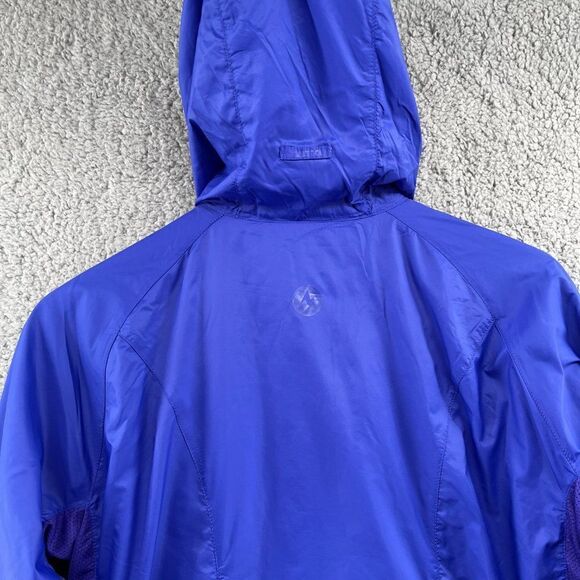 Marmot Womens Jacket Nylon Fleece Lined Windbreaker Royal Blue Size Small - Picture 15 of 15